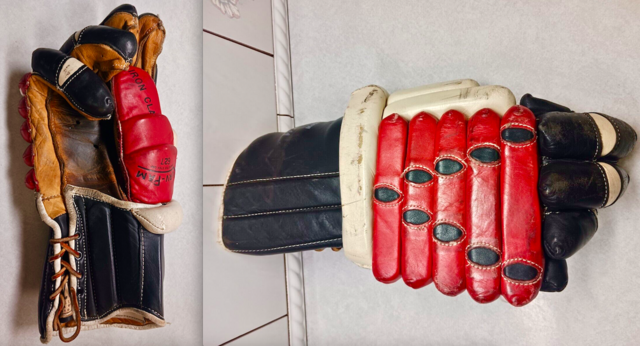 Vintage WinnWell Hockey Gloves - Model 627 Kurv-Pam 1960s