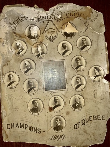Crescent Hockey Club 1899 Champions of Quebec