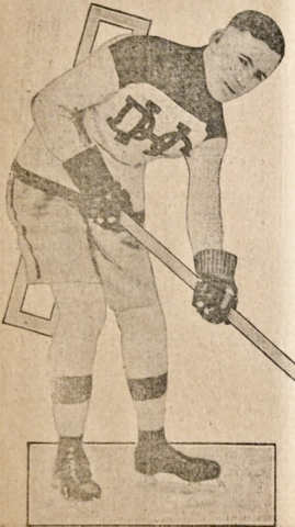 Burt Skelly 1916 Detroit Hockey Club