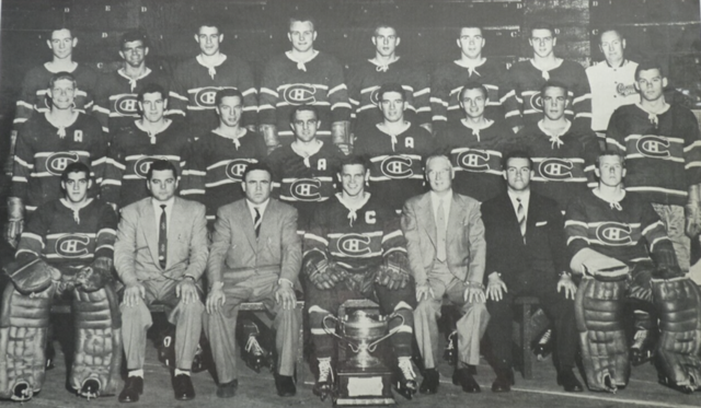 Ottawa-Hull Junior Canadiens 1957 George Richardson Memorial Trophy Champions