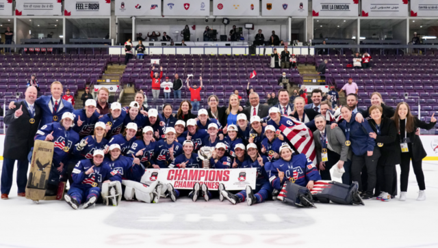 United States Women's National Ice Hockey Team 2023 World Ice Hockey Champions