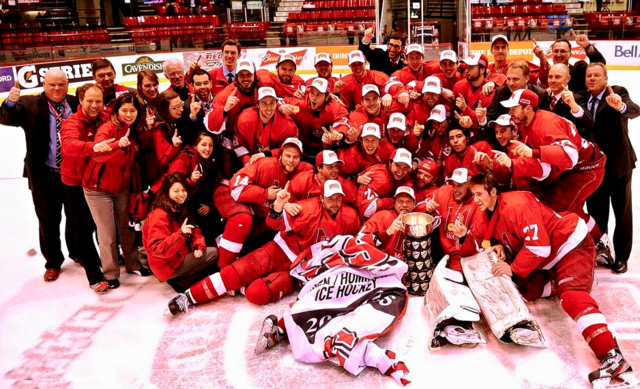 McGill University Men's Hockey Team 2012 CIS University Cup Champions