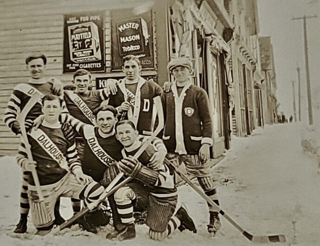 Antique Dalhousie Ice Hockey 1920 circa