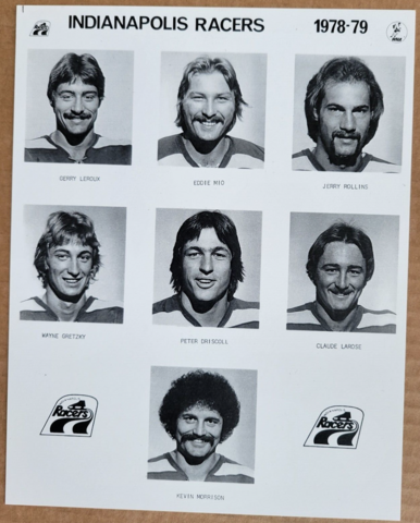Indianapolis Racers 1978-79 with Wayne Gretzky