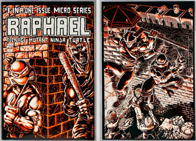 Raphael #1 Micro Series 1985 First Casey Jones Appearance