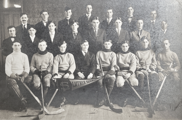 Luther Seminary Hockey Team 1906 circa