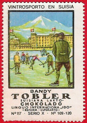 Bandy Stamp 1920 Tobler Chokolado
