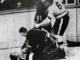 New Haven Blades Goalie Jim Armstrong Chokes EHL Linesman Gordie Heagle 1972