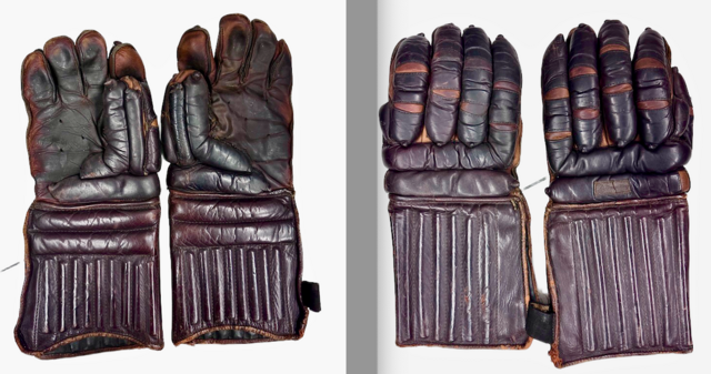 Treman - King Hockey Gloves 1930s Treman & King Sporting Goods