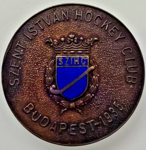 Szent István Hockey Club Medallion 1935