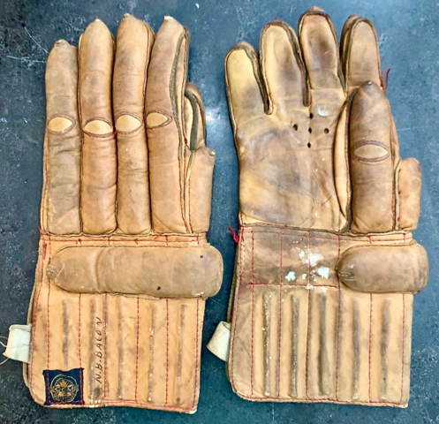 Antique CCM Hockey Gloves 1920s
