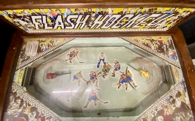 Antique Arcade Game 1940s Flash Hockey