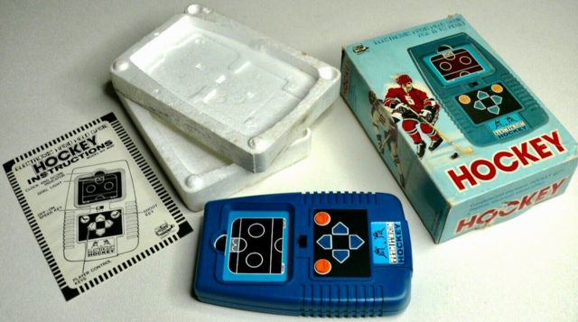 Electronic Hockey Hand Held Game by Dynamic Toys 1978