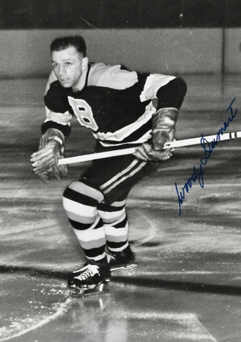 Woody Dumart 1953 Boston Bruins