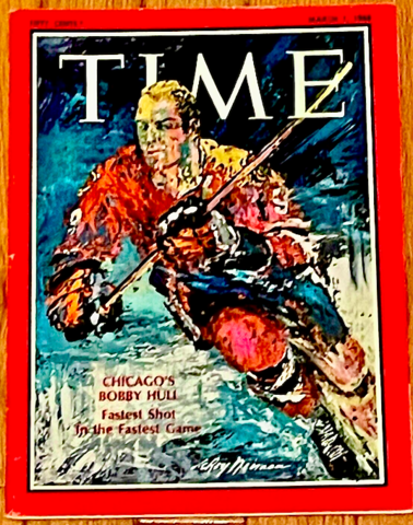 Bobby Hull Time Magazine Cover March 1, 1968