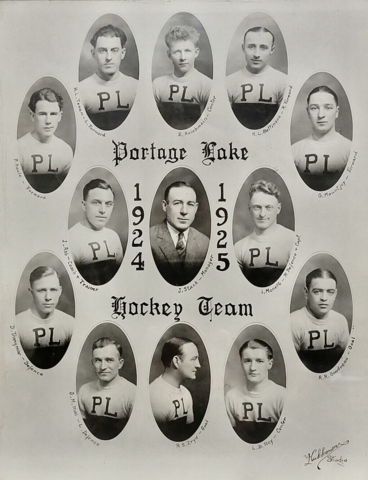 Portage Lake Hockey Team 1924-25