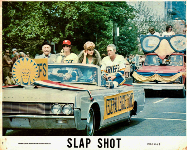 Slap Shot Movie Card 1977 Charlestown Chiefs Victory Parade