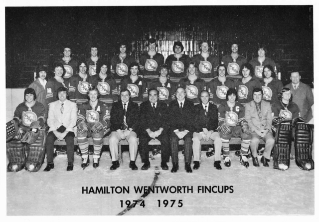 Hamilton Fincups 1974-75 Hamilton Wentworth Fincups