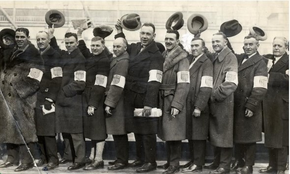 Taffy Abel and USA Hockey Team January 9, 1924