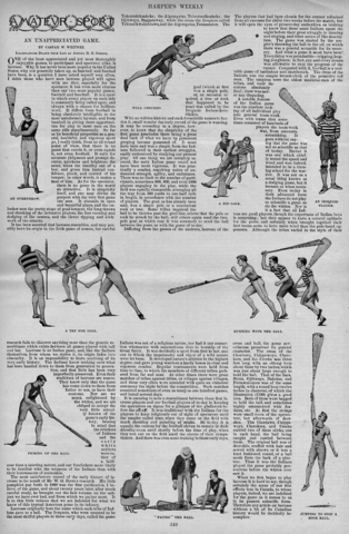 Lacrosse History 1894 Harpers Weekly Article - An Unappreciated Game