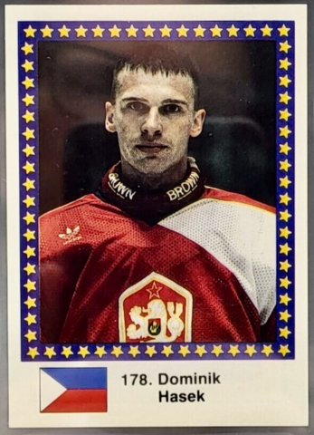 Dominik Hašek Rookie Card 1989 Dominik Hašek Hockey Card