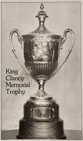 Original King Clancy Memorial Trophy 1987