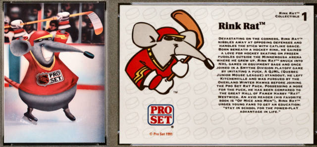 Rink Rat - Pro Set Hockey Card 1991