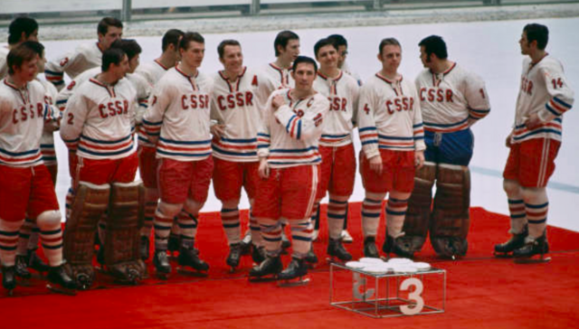 1972 Winter Olympics Hockey Bronze Medal Winners - Czechoslovakia