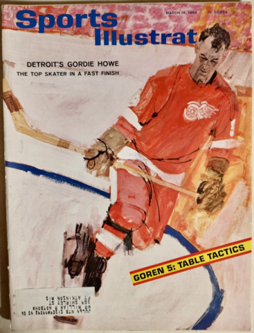 Gordie Howe Sports illustrated Cover 1964