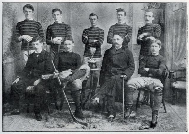 Queen's University Hockey Team 1895 Ontario Hockey Association / OHA Champions