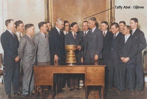 Taffy Abel - Ojibwe - 1928 - NYR Stanley Cup