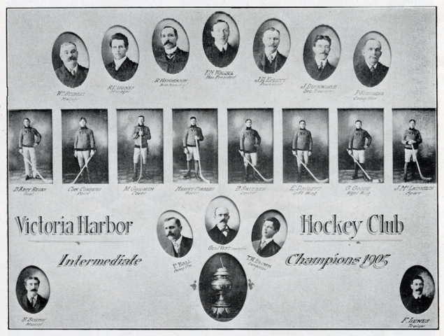 Victoria Harbor 1905 Ontario Hockey Association / OHA Intermediate Champions