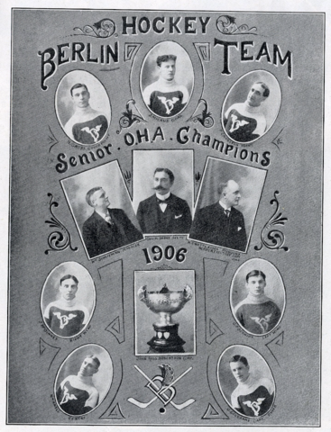 Berlin Hockey Team 1906 Ontario Hockey Association Senior Champions