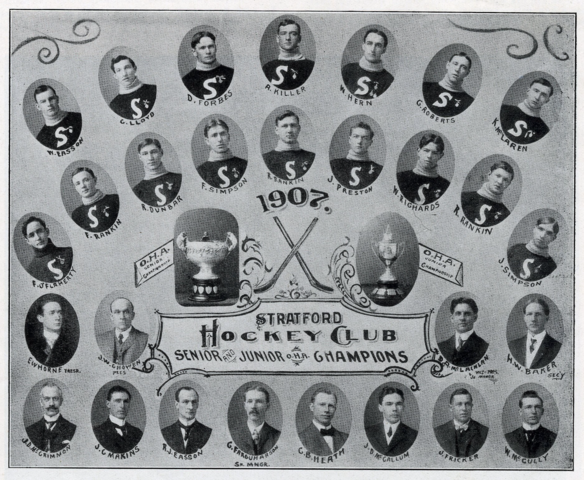 Stratford Hockey Club 1907 Ontario Hockey Association Champions