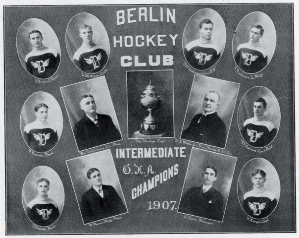 Berlin Hockey Club 1907 Ontario Hockey Association Intermediate Champions