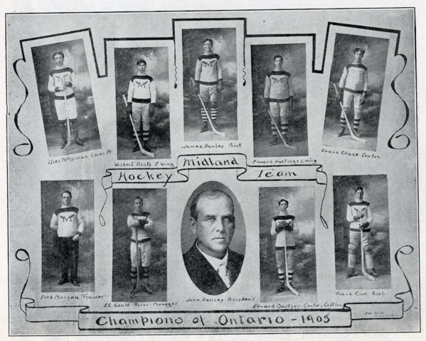 Midland Hockey Team 1908 Ontario Hockey Association / OHA Intermediate Champions