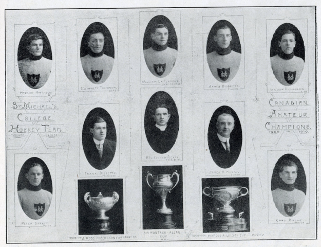 St. Michael's College Hockey Team 1910 Allan Cup Champions