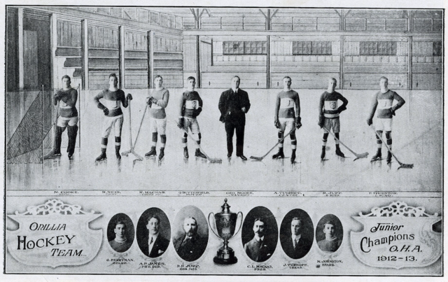 Orillia Hockey Team 1913 J. Ross Robertson Cup Junior Champions