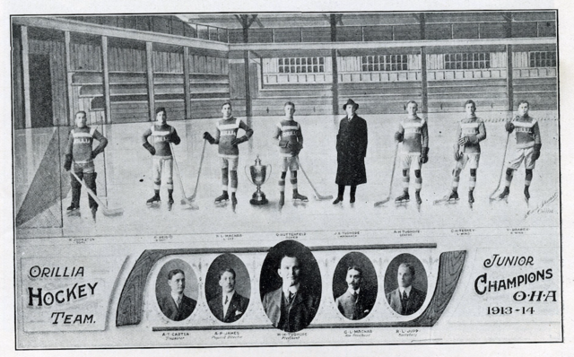 Orillia Hockey Team 1914 J. Ross Robertson Cup Junior Champions