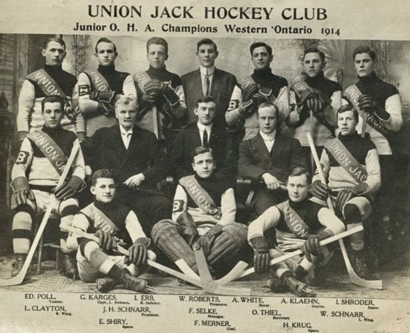 Union Jack Hockey Club 1914 Berlin Union Jacks - Kitchener Ice Hockey History