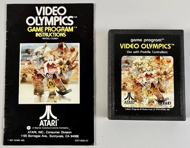 Atari Hockey 1982 Atari Video Olympics