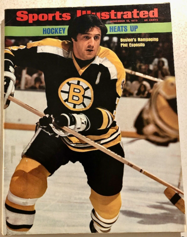 Phil Esposito Sports Illustrated Cover - November 19, 1973