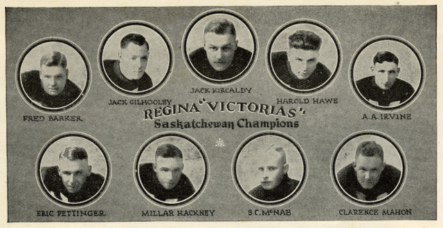 Regina Victorias 1925 Saskatchewan Senior Hockey Champions