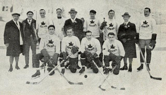 Team Canada 1924 Winter Olympics Gold Medal Champions