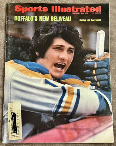 Gil Perreault Sports Illustrated Cover - February 26, 1973
