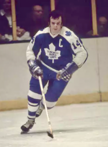 Dave Keon 1972 Toronto Maple Leafs Captain