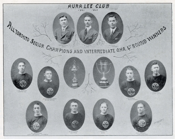 Toronto Aura Lee 1922 Toronto Senior Hockey Champions