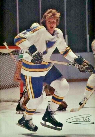 Garry Unger 1976 St. Louis Blues Captain
