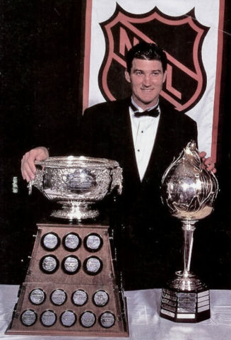 Mario Lemieux - Art Ross Trophy Winner 1996 Hart Memorial Trophy Winner