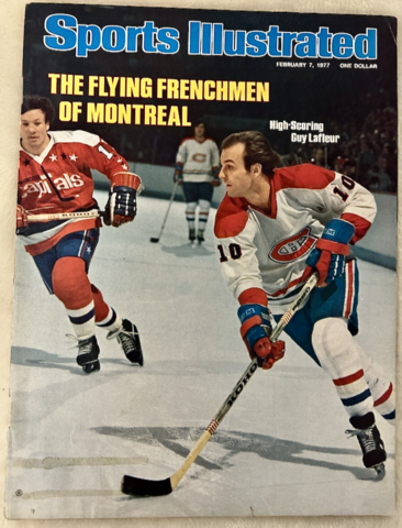 Guy Lafleur Sports Illustrated Cover - February 7, 1977